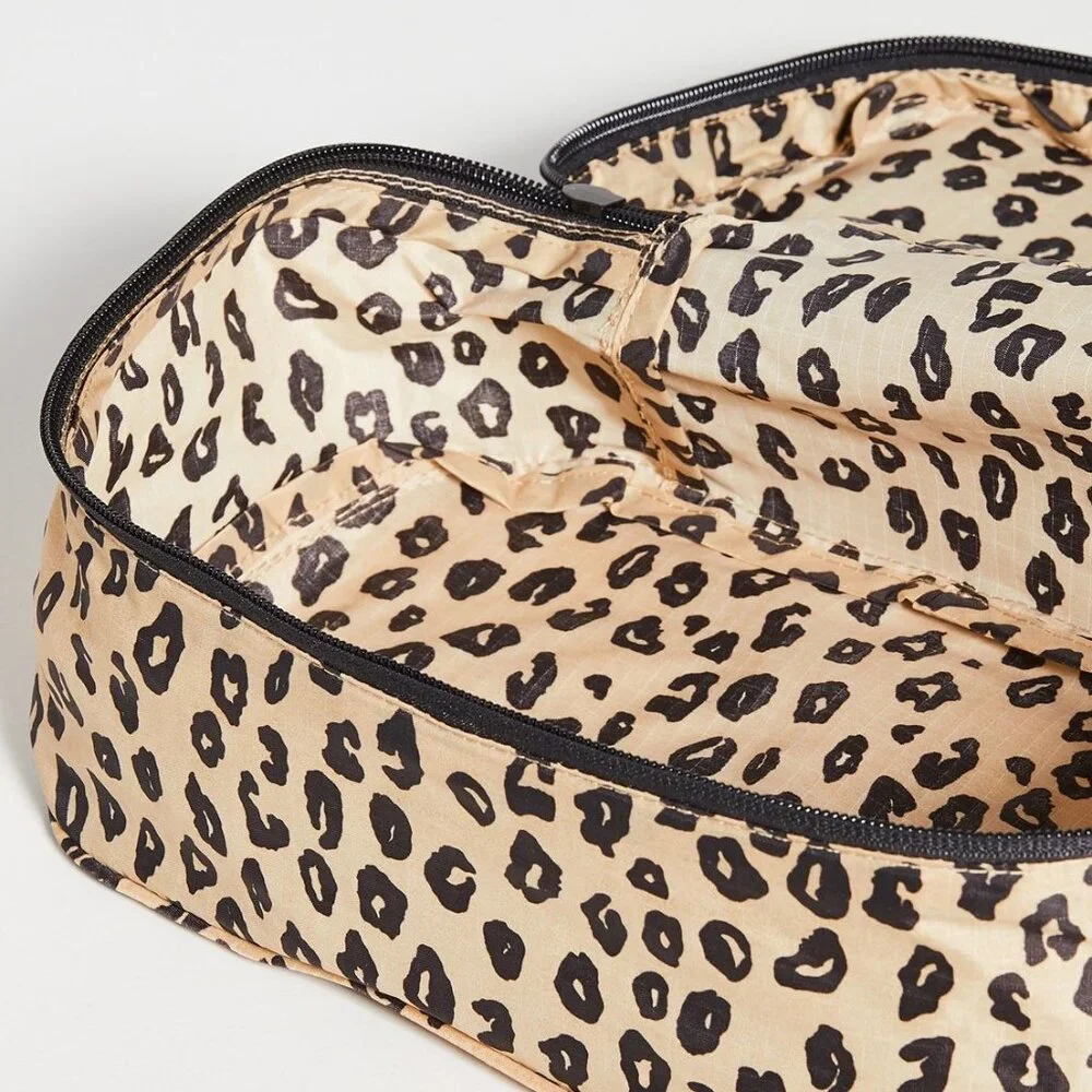 NWOT Baggu Packing Cube Small - Honey Leopard - Picture 1 of 5